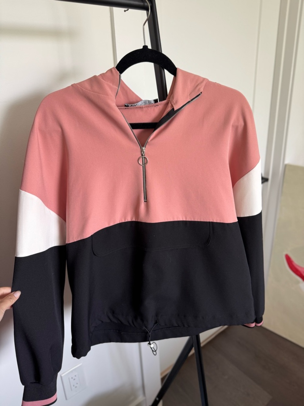 Zara Geometric Print Zip Up Size Small Funky Retro Chic